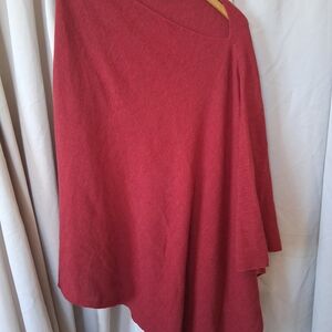Eileen Fisher Rich Rust Poncho